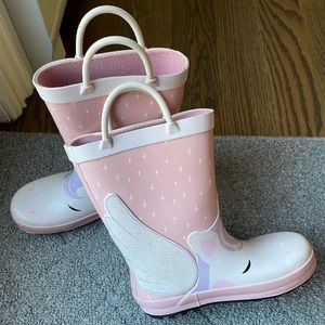 Girl’s Cat & Jack unicorn Rain Boots | Size 11